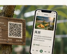 扫码导览示意